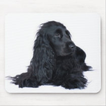 Black Cocker Spaniel Mousepad by Lenny46824 Black Cocker Spaniel Mousepad