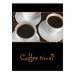 Black Coffee Post Card