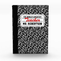 Black Composition Notebook awards