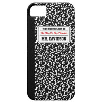 Black Composition Notebook casemate cases