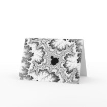 Black Coral Greetings Card