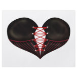 Black Corset Heart flyers
