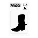 Black Cowboy Boot postage