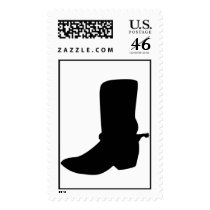 Black Cowboy Boot Stamps