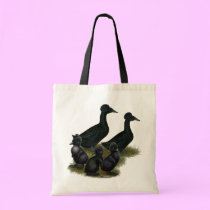 Black Crested Duck Family bags
