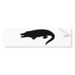 black crocodile bumper sticker