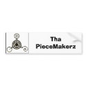 black crop, 1180384133_l, Tha PieceMakerz bumper stickers