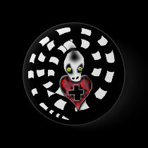black cross buttons