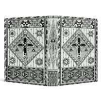 Black Cross Design ~ Avery Binder 1 Touch EZD Ring