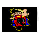 Black Crotch Rocket Biker Finger Cards
