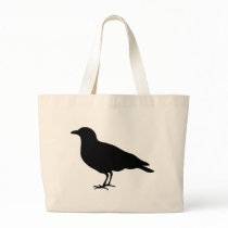 black crow canvas bag