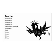 Black Crow Business Card Template