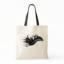 Black Crow Canvas Bags
