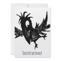 Black Crow Invitation