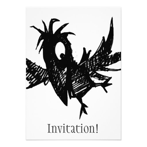 Black Crow Invitation