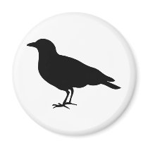 black crow refrigerator magnets