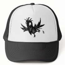 Black Crow Mesh Hat