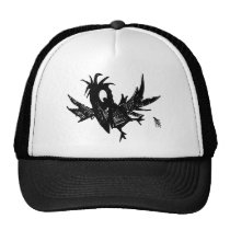 Black Crow Mesh Hat