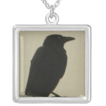Black Crow Necklace