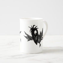 Black Crow Porcelain Mugs