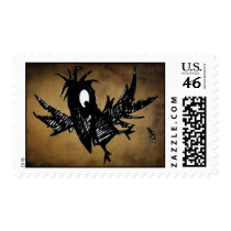 Black Crow Postage Stamp