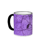 Black Crow Purple Sky Coffee Mugs