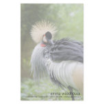 Black Crowned Crane stationery