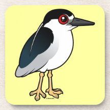 Black-crowned Night Heron Drink Coasters