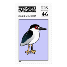 Black-crowned Night Heron Stamp