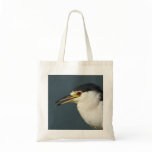 Black-crowned Night Heron Tote Canvas Bags