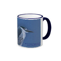 Black-crowned Night Herons Mug mugs