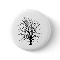 Black Crows Gathering in Tree buttons
