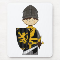 Black Crusader Knight Mousepad