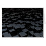 Black cube world greeting cards