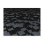 Black cube world postcard