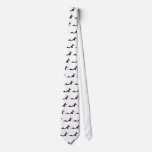 black curling icon custom ties