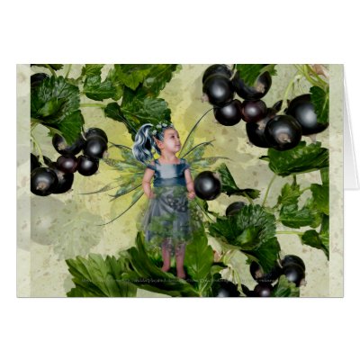 Black Current Fairy Card by Rockangel1