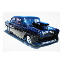 Black Custom Classic POW Car Photo Print