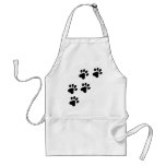 black cute dog paws doggy aprons