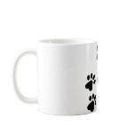 black cute dog paws doggy coffee mugs
