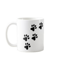 black cute dog paws doggy mugs
