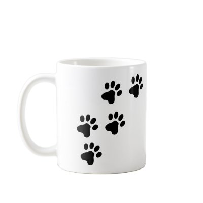 black cute dog paws doggy mugs by Tomaniac
