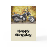 Black Cycle in Grunge Alley Greeting Cards