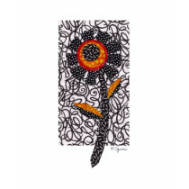 Black daisy t-shirts by PattySgrecci Black daisy t-shirts