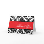 Black Damask - Customized  Greeting card