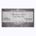 Black Damask Elegant Business Card business cards