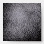Black Damask Envelope-Square
