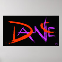 Black Dance Print