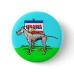 Black Dane Pi$$ on Obama Button