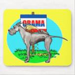 Black Dane Pi$$ on Obama Mouse Mat